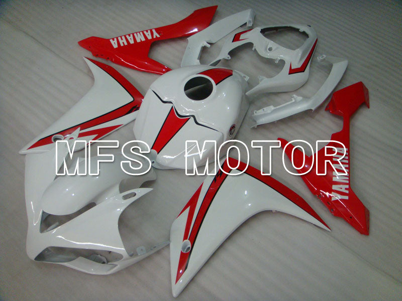 Yamaha YZF-R1 2007-2008 Injection ABS Fairing - Factory Style - White Red - MFS3448 - Fairings Kit