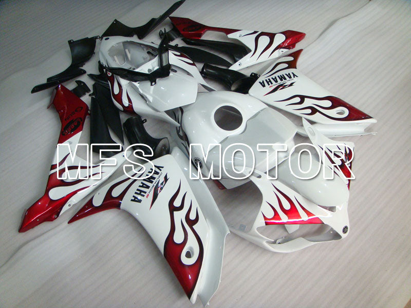 Yamaha YZF-R1 2007-2008 Injection ABS Fairing - Factory Style - White Red - MFS3482 - Fairings Kit