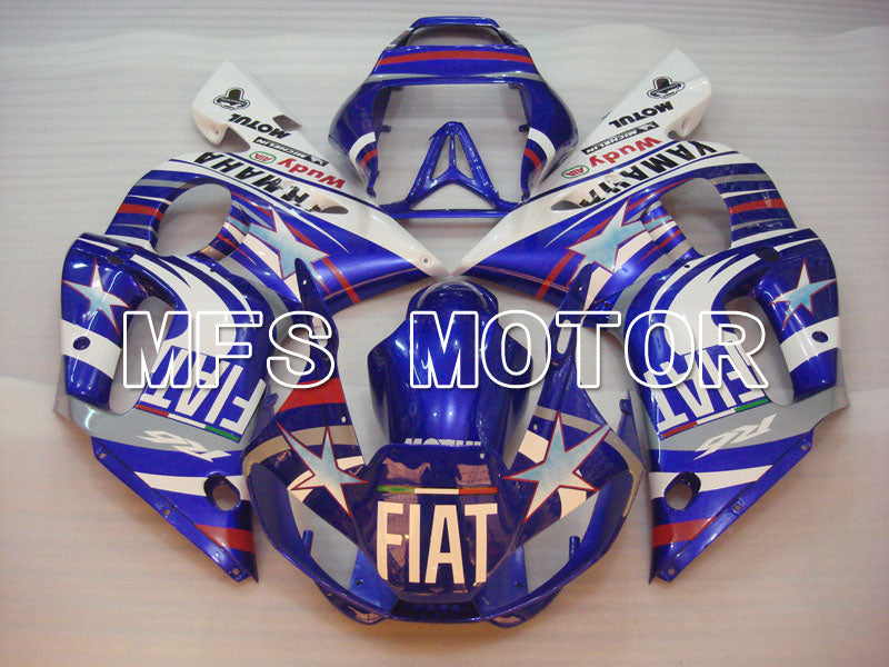 Yamaha YZF-R6 1998-2002 Injection ABS Fairing - FIAT - Blue White - MFS3485 - Fairings Kit