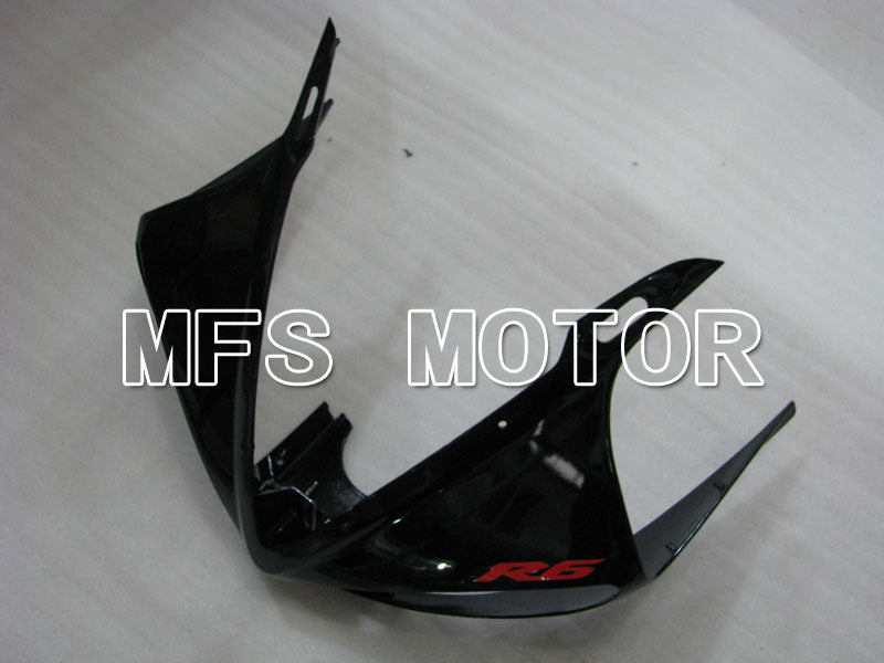 Yamaha YZF-R6 2003-2004 Injection ABS Fairing - Factory Style - Red wine color Black - MFS3487 - Fairings Kit