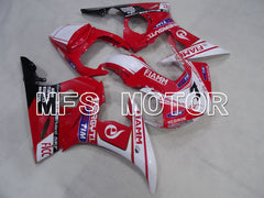 Yamaha YZF-R6 2003-2004 Injection ABS Fairing - FIAMM - Red White - MFS3527 - Fairings Kit