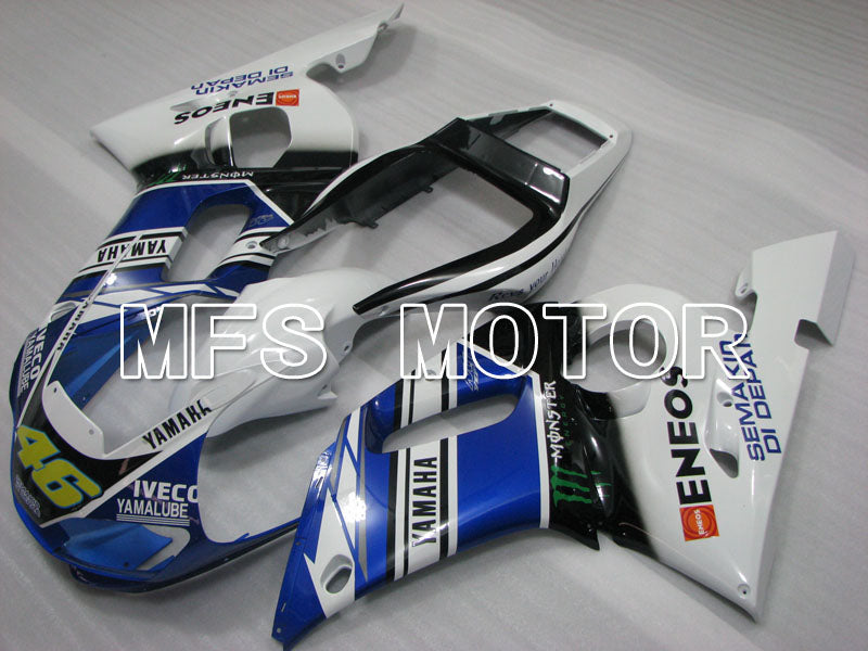Yamaha YZF-R6 1998-2002 Injection ABS Fairing - Monster - Blue White - MFS3547 - Fairings Kit