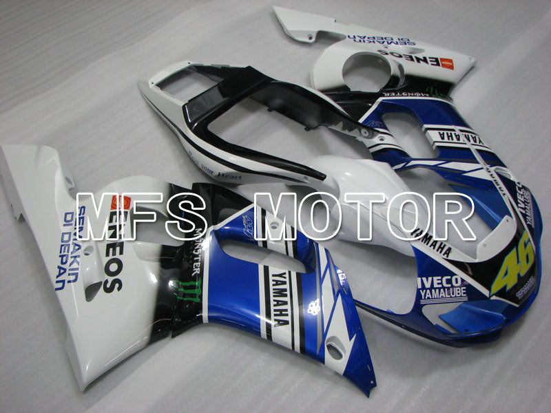 Yamaha YZF-R6 1998-2002 Injection ABS Fairing - Monster - Blue White - MFS3547 - Fairings Kit