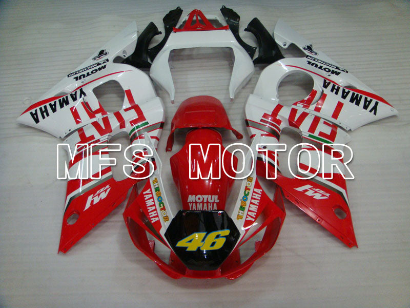 Yamaha YZF-R6 1998-2002 Injection ABS Fairing - FIAT - Red White - MFS3553 - Fairings Kit