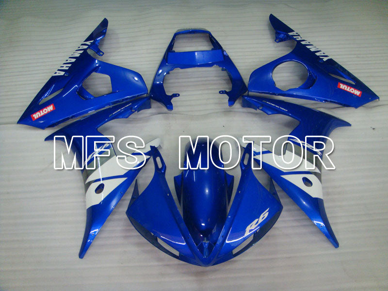 Yamaha YZF-R6 2003-2004 Injection ABS Fairing - Factory Style - Blue White - MFS3555 - Fairings Kit