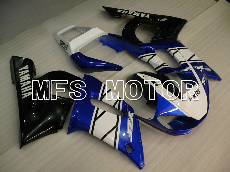Yamaha YZF-R6 1998-2002 Injection ABS Fairing - Factory Style - Black Blue White - MFS3597 - Fairings Kit