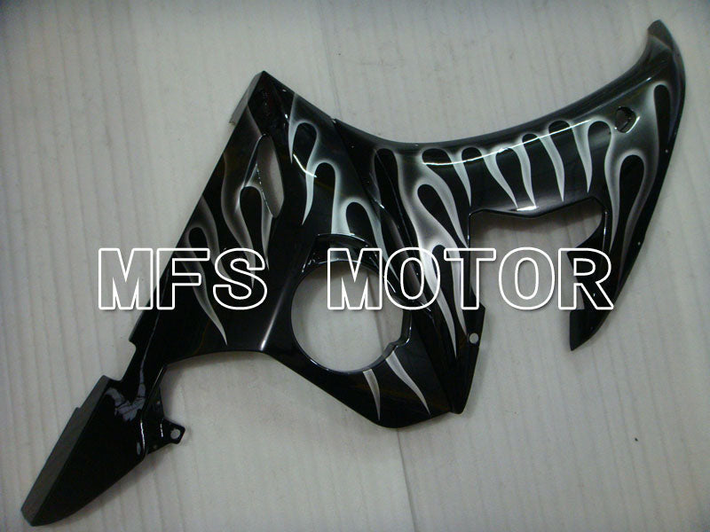 Yamaha YZF-R6 2003-2004 Injection ABS Fairing - Flame - White Black - MFS3617 - Fairings Kit