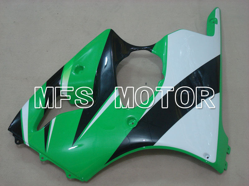 Kawasaki NINJA ZX6R 2000-2002 Injection ABS Fairing - Factory Style - Black Green White - MFS3618 - Fairings Kit