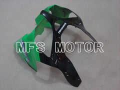 Kawasaki NINJA ZX6R 2000-2002 Injection ABS Fairing - Factory Style - Black Green White - MFS3618 - Fairings Kit