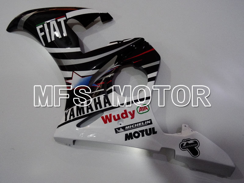 Yamaha YZF-R6 2003-2004 Injection ABS Fairing - FIAT - White Black - MFS3630 - Fairings Kit