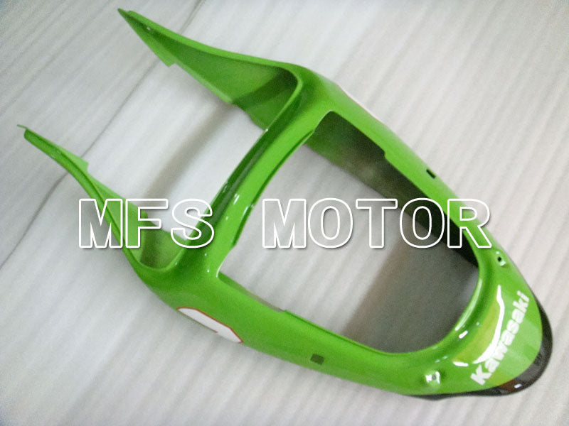 Kawasaki NINJA ZX6R 2000-2002 Injection ABS Fairing - Factory Style - Black Green - MFS3647 - Fairings Kit