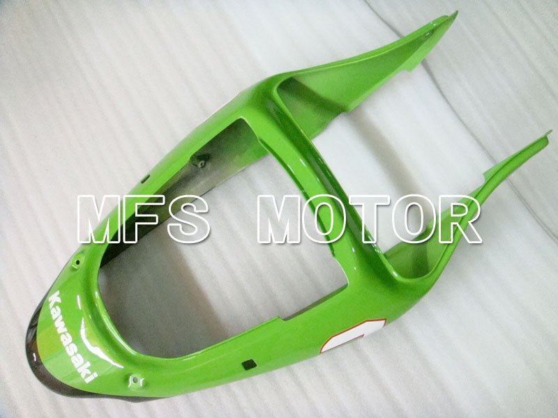 Kawasaki NINJA ZX6R 2000-2002 Injection ABS Fairing - Factory Style - Black Green - MFS3647 - Fairings Kit