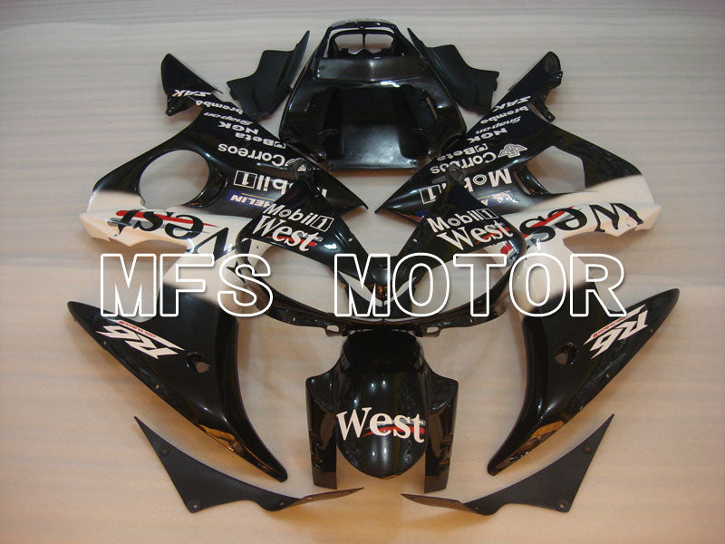 Yamaha YZF-R6 2005 Injection ABS Fairing - West - White Black - MFS3649 - Fairings Kit