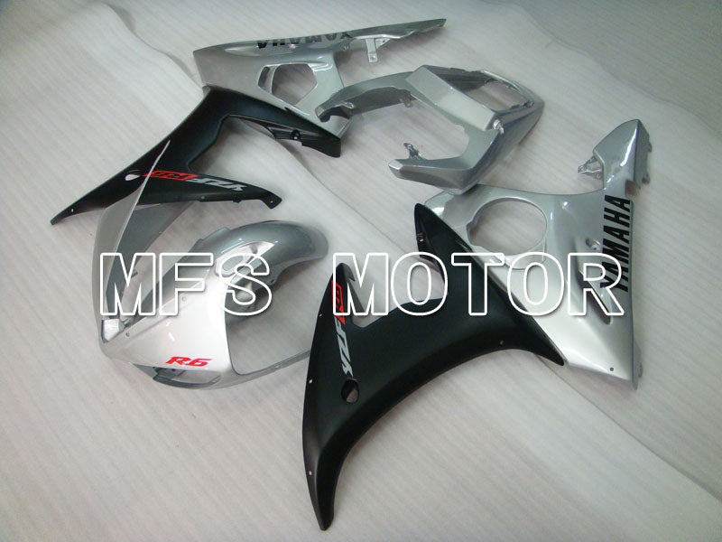 Yamaha YZF-R6 2003-2004 Injection ABS Fairing - Factory Style - Silver Black Matte - MFS3662 - Fairings Kit