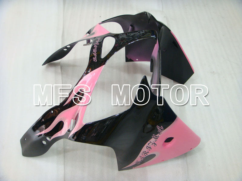 Kawasaki NINJA ZX6R 2000-2002 Injection ABS Fairing - Flame - Black Pink - MFS3680 - Fairings Kit