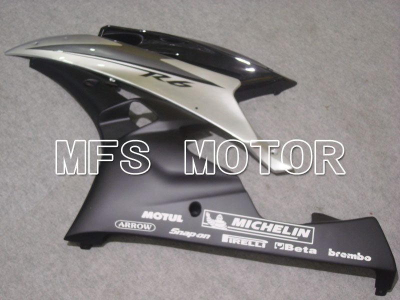 Yamaha YZF-R6 2006-2007 Injection ABS Fairing - Factory Style - Silver Black Matte - MFS3706 - Fairings Kit