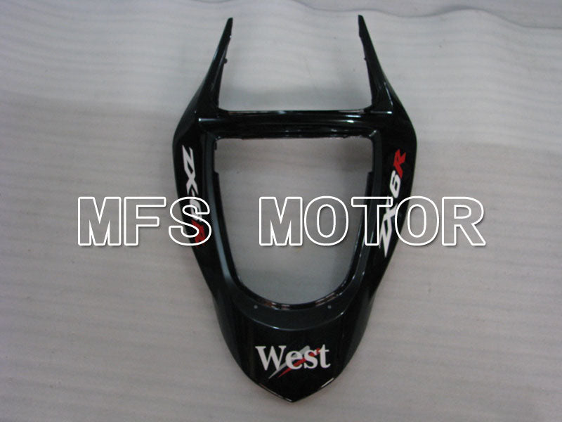 Kawasaki NINJA ZX6R 2003-2004 Injection ABS Fairing - West - Black White - MFS3720 - Fairings Kit