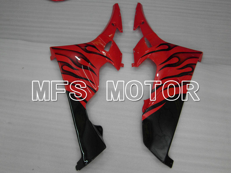 Yamaha YZF-R6 2006-2007 Injection ABS Fairing - Flame - Red Black - MFS3726 - Fairings Kit