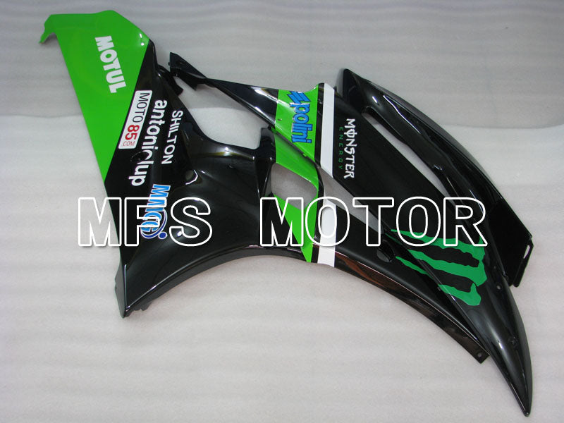 Yamaha YZF-R6 2006-2007 Injection ABS Fairing - Monster - Green Black - MFS3740 - Fairings Kit