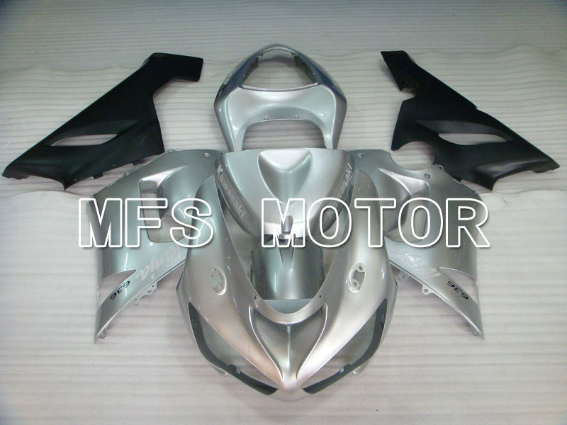 Kawasaki NINJA ZX6R 2005-2006 Injection ABS Fairing - Factory Style - Silver - MFS3755 - Fairings Kit
