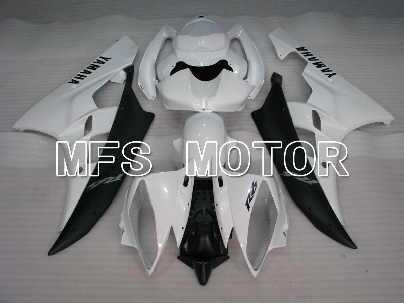 Yamaha YZF-R6 2006-2007 Injection ABS Fairing - Factory Style - White Black Matte - MFS3756 - Fairings Kit