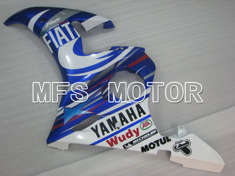 Yamaha YZF-R6 2005 Injection ABS Fairing - FIAT - Blue White - MFS3761 - Fairings Kit