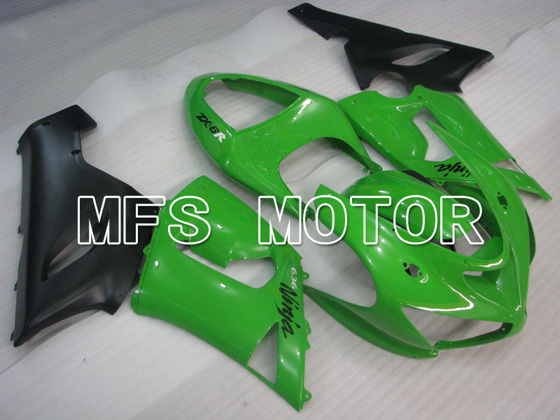 Kawasaki NINJA ZX6R 2005-2006 Injection ABS Fairing - Factory Style - Green - MFS3768 - Fairings Kit
