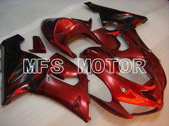 Kawasaki NINJA ZX6R 2005-2006 Injection ABS Fairing - Factory Style - Red wine color - MFS3769 - Fairings Kit