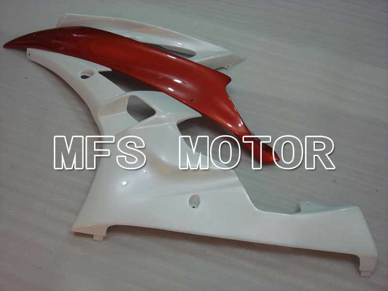 Yamaha YZF-R6 2006-2007 Injection ABS Fairing - Factory Style - Red wine color White - MFS3771 - Fairings Kit