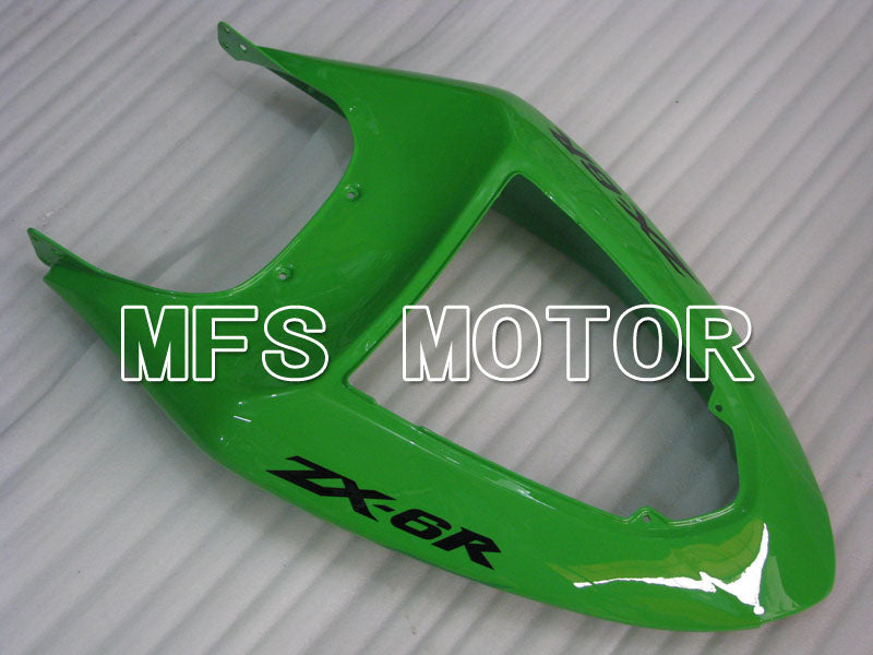 Kawasaki NINJA ZX6R 2005-2006 Injection ABS Fairing - Flame - Green - MFS3772 - Fairings Kit