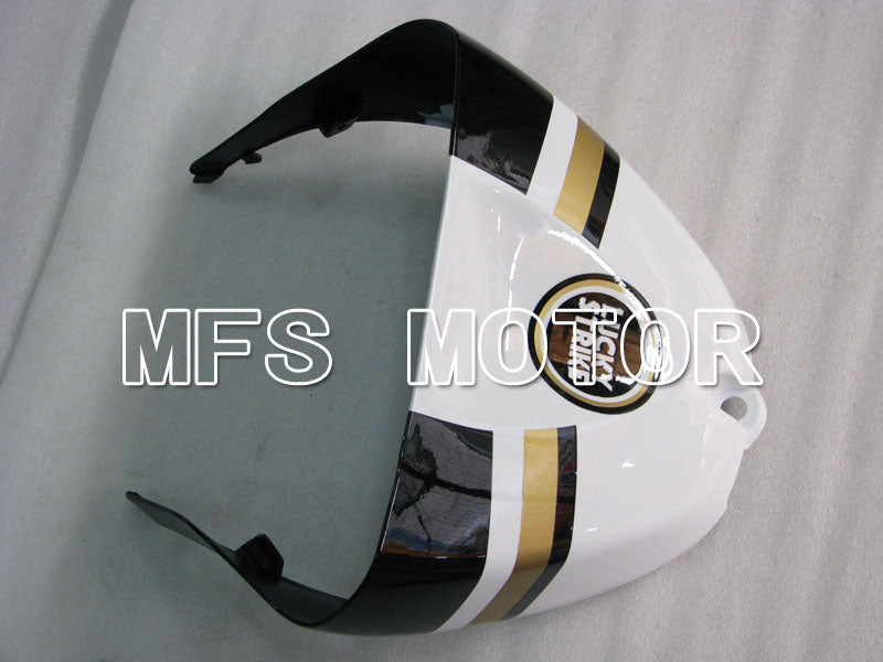 Kawasaki NINJA ZX6R 2005-2006 Injection ABS Fairing - Lucky Strike - Black White - MFS3773 - Fairings Kit