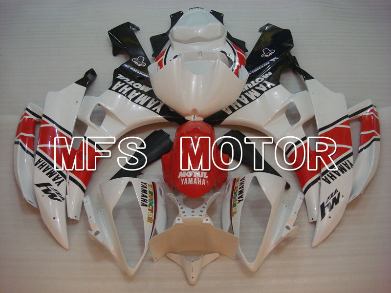 Yamaha YZF-R6 2006-2007 Injection ABS Fairing - Flame - White Black - MFS3775 - Fairings Kit