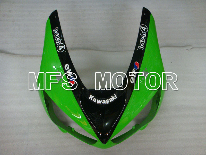Kawasaki NINJA ZX6R 2005-2006 Injection ABS Fairing - Monster - Black Green - MFS3777 - Fairings Kit