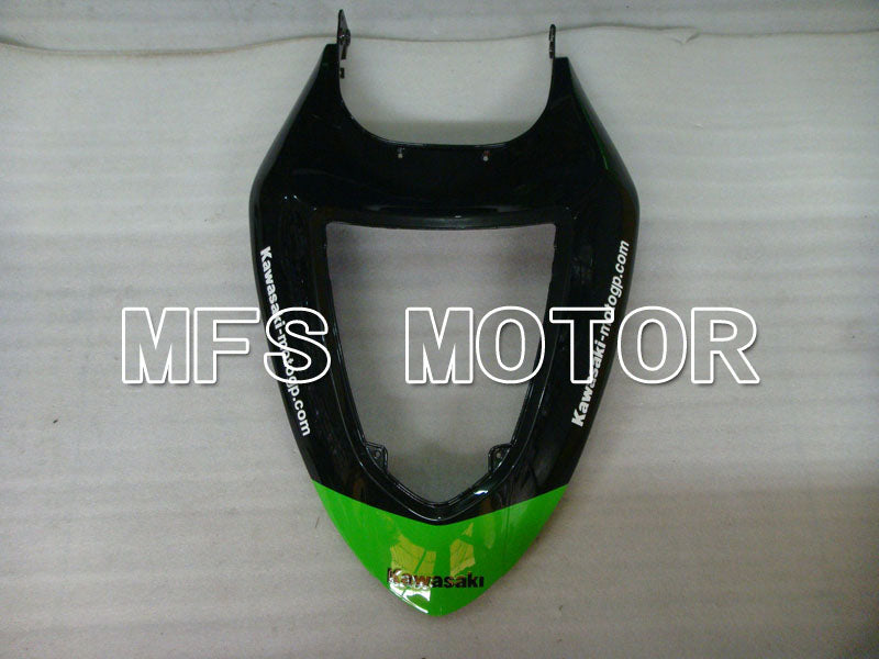 Kawasaki NINJA ZX6R 2005-2006 Injection ABS Fairing - Monster - Black Green - MFS3777 - Fairings Kit