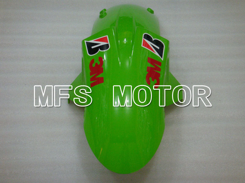 Kawasaki NINJA ZX6R 2005-2006 Injection ABS Fairing - Monster - Black Green - MFS3780 - Fairings Kit