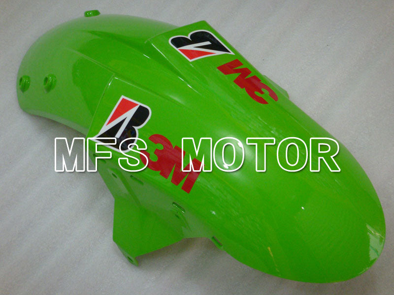 Kawasaki NINJA ZX6R 2005-2006 Injection ABS Fairing - Monster - Black Green - MFS3780 - Fairings Kit