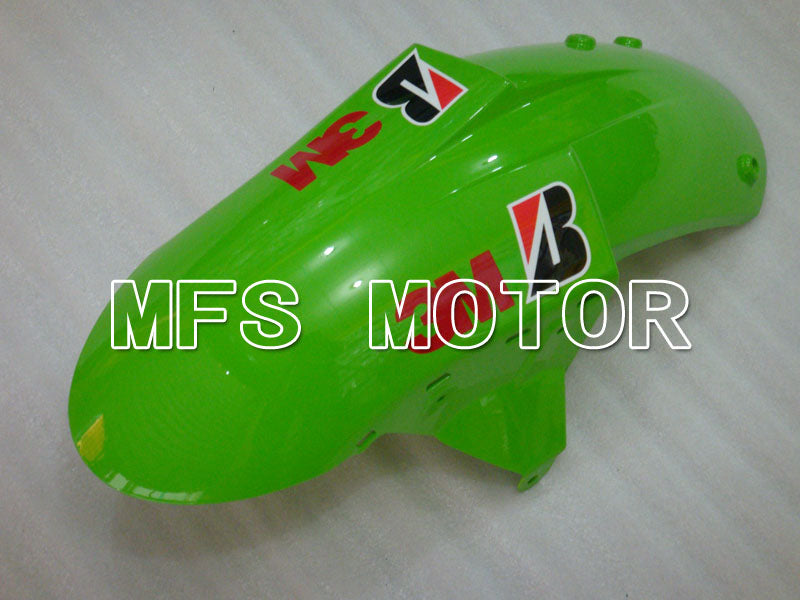 Kawasaki NINJA ZX6R 2005-2006 Injection ABS Fairing - Monster - Black Green - MFS3780 - Fairings Kit