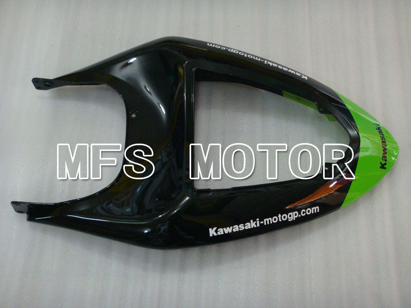 Kawasaki NINJA ZX6R 2005-2006 Injection ABS Fairing - Monster - Black Green - MFS3780 - Fairings Kit