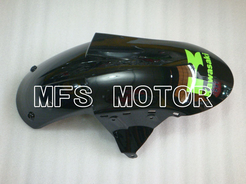 Kawasaki NINJA ZX6R 2005-2006 Injection ABS Fairing - Factory Style - Black Green - MFS3785 - Fairings Kit