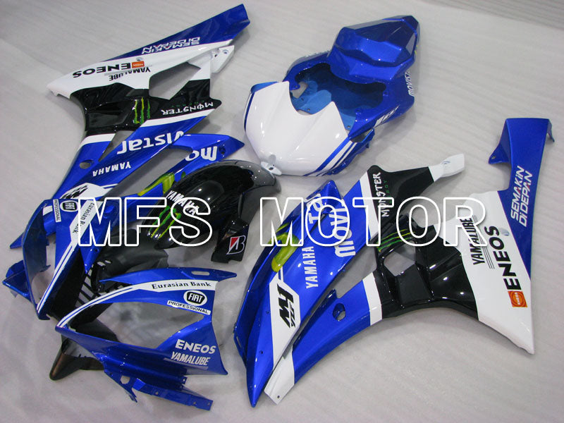 Yamaha YZF-R6 2006-2007 Injection ABS Fairing - Monster - Blue White - MFS3795 - Fairings Kit