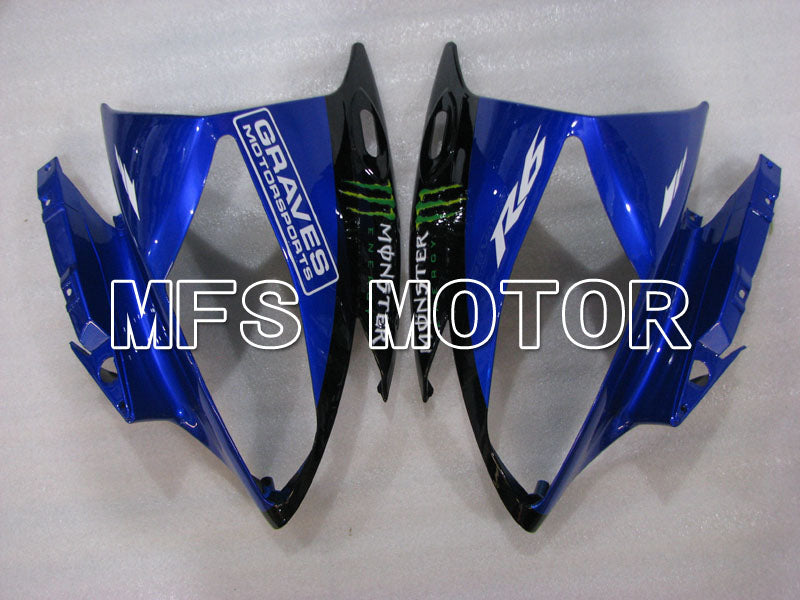 Yamaha YZF-R6 2006-2007 Injection ABS Fairing - Monster - Blue Black - MFS3798 - Fairings Kit