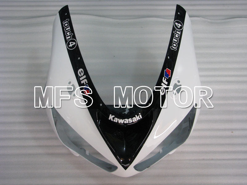 Kawasaki NINJA ZX6R 2005-2006 Injection ABS Fairing - Monster - Black White - MFS3811 - Fairings Kit
