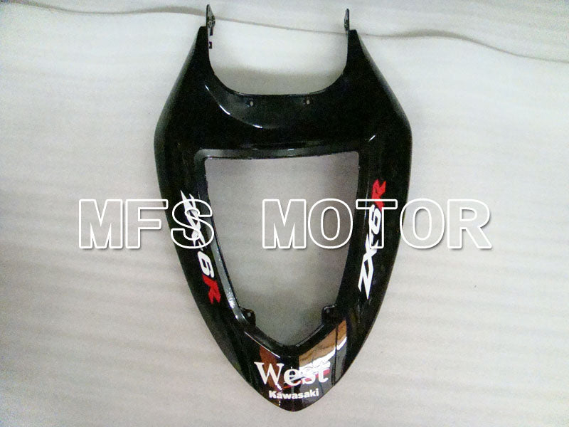 Kawasaki NINJA ZX6R 2005-2006 Injection ABS Fairing - West - Black White - MFS3814 - Fairings Kit