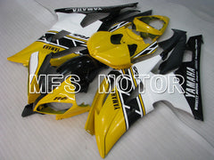 Yamaha YZF-R6 2008-2016 Injection ABS Fairing - Factory Style - White Yellow - MFS3833 - Fairings Kit