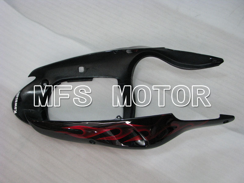 Kawasaki NINJA ZX9R 2000-2001 ABS Fairing - Flame - Black Red - MFS3834 - Fairings Kit