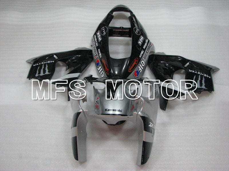 Kawasaki NINJA ZX9R 2002-2003 ABS Fairing - Factory Style - Black Silver - MFS3882 - Fairings Kit