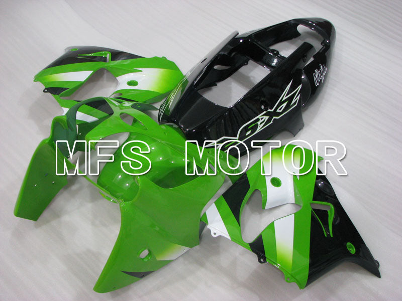 Kawasaki NINJA ZX9R 2002-2003 ABS Fairing - Factory Style - Black Green - MFS3884 - Fairings Kit