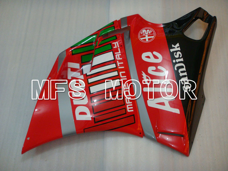 Ducati 748 / 998 / 996 1994-2002 Injection ABS Fairing - Alice - Black Red - MFS3885 - Fairings Kit