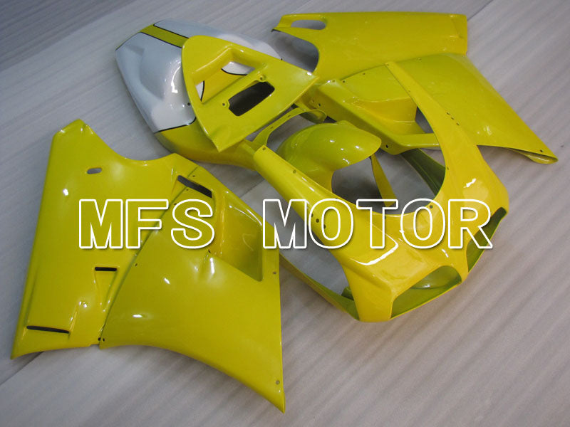 Ducati 748 / 998 / 996 1994-2002 Injection ABS Fairing - Factory Style - Yellow White - MFS3889 - Fairings Kit