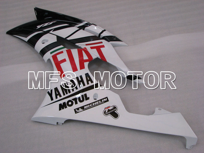 Yamaha YZF-R6 2008-2016 Injection ABS Fairing - FIAT - White Black - MFS3901 - Fairings Kit